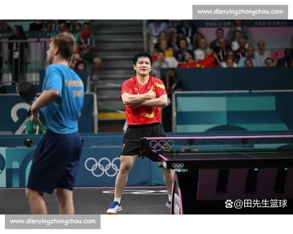 乒乓球赛场上激烈对抗瞬息万变的精彩瞬间
